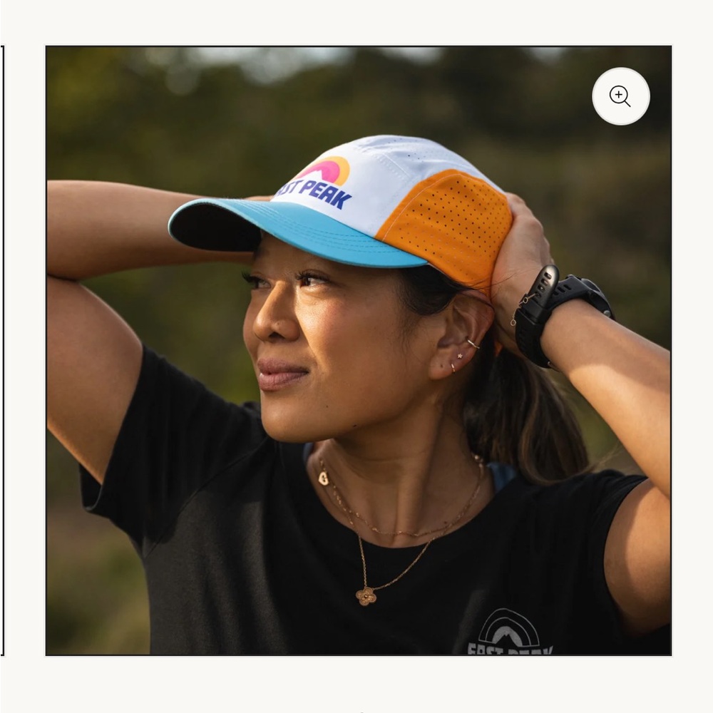 East Peak Colorblock Technical Trail Performance Adjustable Runners Cap